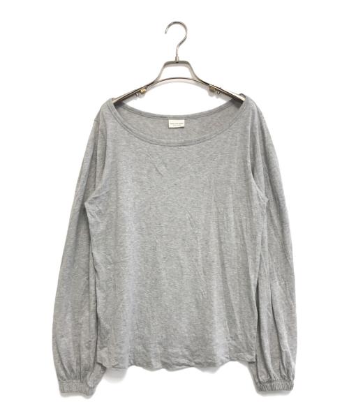 DRIES VAN NOTEN（ドリスヴァンノッテン）DRIES VAN NOTEN (ドリスヴァンノッテン) ロングスリーブカットソー グレー サイズ:Extra Smallの古着・服飾アイテム