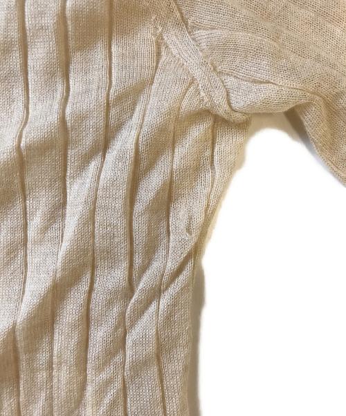 PRADA（プラダ）PRADA (プラダ) カシミヤシルクカーディガン ベージュ サイズ:38の古着・服飾アイテム