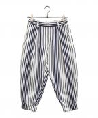 Jean Paul GAULTIERジャンポールゴルチェ）の古着「ストライプパンツ」｜ホワイト