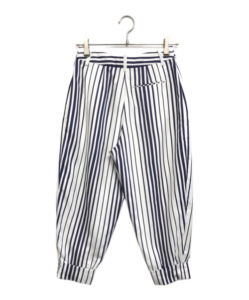 Jean Paul GAULTIER（ジャンポールゴルチェ）Jean Paul GAULTIER (ジャンポールゴルチェ) ストライプパンツ ホワイト サイズ:36の古着・服飾アイテム