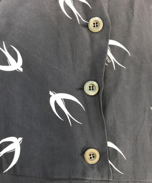 MIU MIU（ミュウミュウ）MIU MIU (ミュウミュウ) 半袖ワンピース ネイビー サイズ:38の古着・服飾アイテム