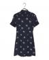 MIU MIU (ミュウミュウ) 半袖ワンピース ネイビー サイズ:38：12000円