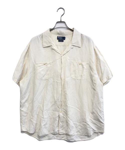 POLO RALPH LAUREN（ポロ・ラルフローレン）POLO RALPH LAUREN (ポロ・ラルフローレン) オープンカラーシャツ アイボリー サイズ:XXLの古着・服飾アイテム