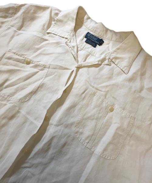 POLO RALPH LAUREN（ポロ・ラルフローレン）POLO RALPH LAUREN (ポロ・ラルフローレン) オープンカラーシャツ アイボリー サイズ:XXLの古着・服飾アイテム