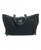 GUCCIグッチ）の古着「GGキャンバストートバッグ」｜ブラック