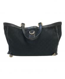 GUCCI（グッチ）の古着「GGキャンバストートバッグ」｜ブラック