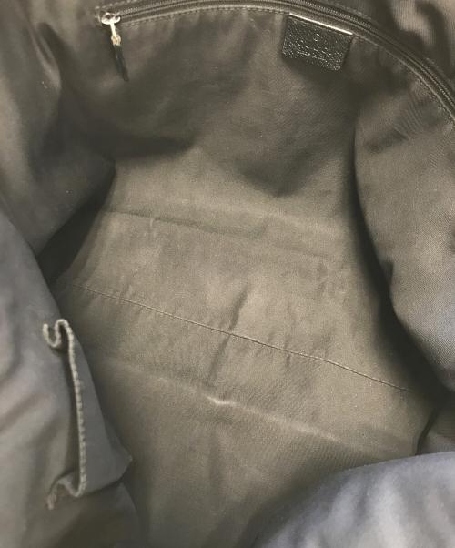 GUCCI（グッチ）GUCCI (グッチ) GGキャンバストートバッグ ブラックの古着・服飾アイテム