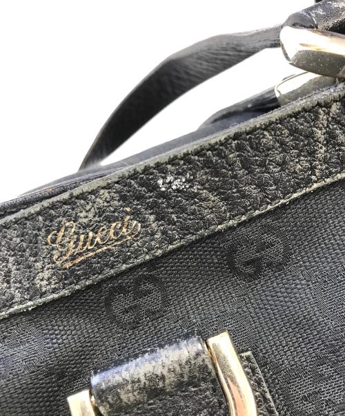 GUCCI（グッチ）GUCCI (グッチ) GGキャンバストートバッグ ブラックの古着・服飾アイテム