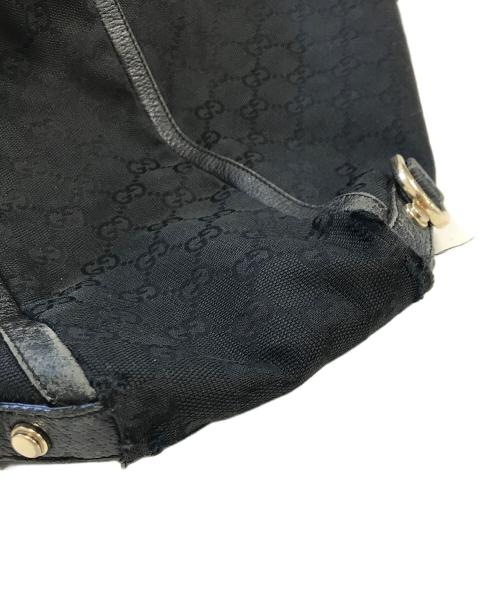 GUCCI（グッチ）GUCCI (グッチ) GGキャンバストートバッグ ブラックの古着・服飾アイテム