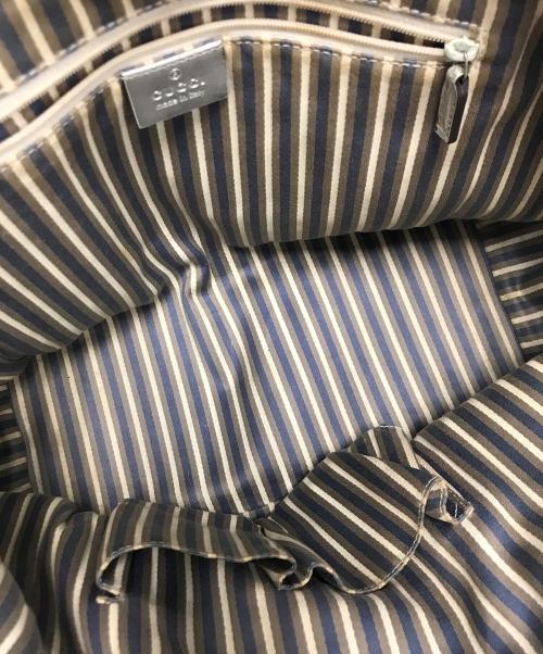 GUCCI（グッチ）GUCCI (グッチ) ニューブリット トートバッグ グレーの古着・服飾アイテム