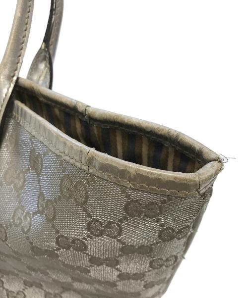 GUCCI（グッチ）GUCCI (グッチ) ニューブリット トートバッグ グレーの古着・服飾アイテム