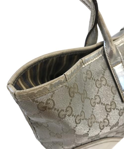 GUCCI（グッチ）GUCCI (グッチ) ニューブリット トートバッグ グレーの古着・服飾アイテム