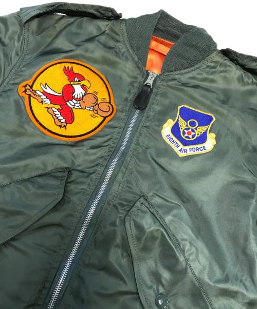 ALPHA（アルファ）ALPHA (アルファ) L-2B フライトジャケット グリーン サイズ:X-SMALLの古着・服飾アイテム