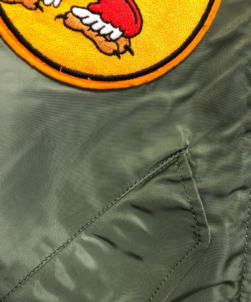 ALPHA（アルファ）ALPHA (アルファ) L-2B フライトジャケット グリーン サイズ:X-SMALLの古着・服飾アイテム