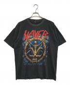 バンドTシャツバンドTシャツ）の古着「90s SLAYER(スレイヤー) バンドTシャツ」｜ブラック