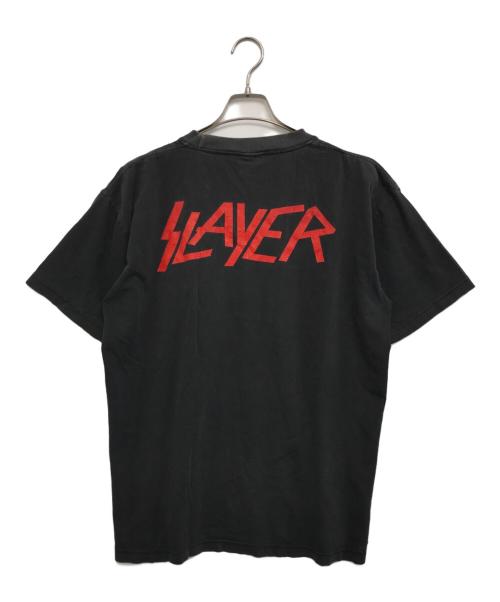 バンドTシャツ（バンドTシャツ）バンドTシャツ (バンドTシャツ) 90s SLAYER(スレイヤー) バンドTシャツ ブラック サイズ:XLの古着・服飾アイテム