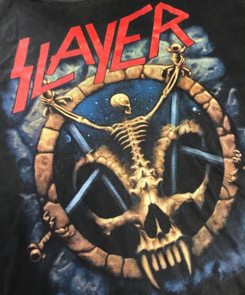 バンドTシャツ（バンドTシャツ）バンドTシャツ (バンドTシャツ) 90s SLAYER(スレイヤー) バンドTシャツ ブラック サイズ:XLの古着・服飾アイテム