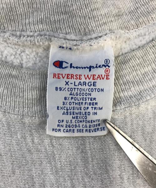 Champion（チャンピオン）Champion (チャンピオン) リバースウィーブスウェット グレー サイズ:X‐LARGEの古着・服飾アイテム