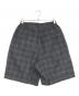 COMME des GARCONS HOMME (コムデギャルソン オム) エステル麻ウェザーチェック ハーフパンツ ネイビー サイズ:S 未使用品：30000円