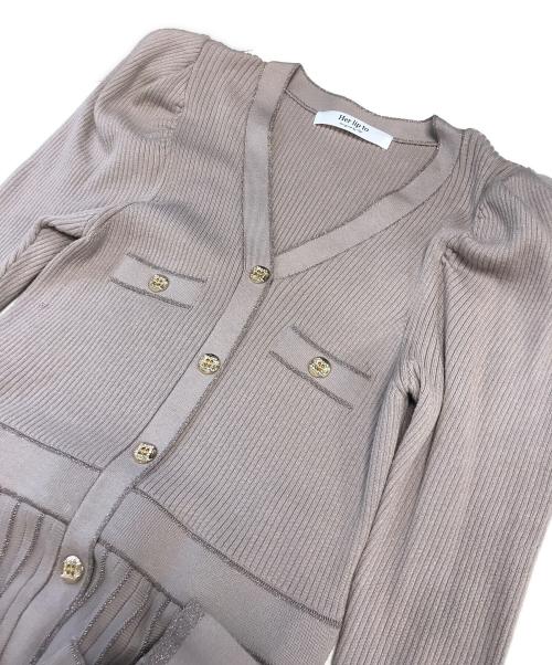 HER LIP TO（ハーリップトゥ）HER LIP TO (ハーリップトゥ) Suite Room Knit Long Dress ピンク サイズ:Ｓの古着・服飾アイテム