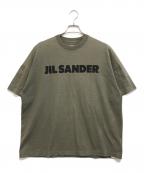 JIL SANDERジルサンダー）の古着「ロゴTシャツ」｜オリーブ