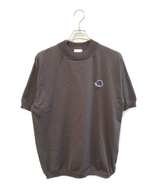 clubhaus（クラブハウス）clubhaus (クラブハウス) soglia (ソグリア) 半袖ニット ブラック サイズ:XLの古着・服飾アイテム