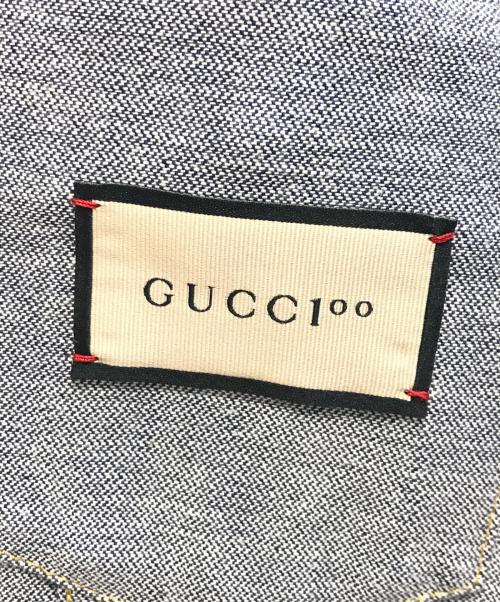 GUCCI（グッチ）GUCCI (グッチ) デニムジャケット インディゴ サイズ:48の古着・服飾アイテム