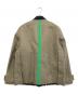 sacai (サカイ) CHECK BONDING JACKET ベージュ×ネイビー サイズ:2：45000円