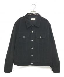 CELINE（セリーヌ）の古着「コーデュロイトラッカージャケット」｜ブラック