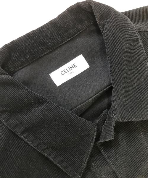 CELINE（セリーヌ）CELINE (セリーヌ) コーデュロイトラッカージャケット ブラック サイズ:XLの古着・服飾アイテム