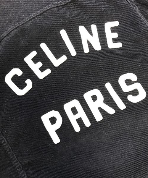 CELINE（セリーヌ）CELINE (セリーヌ) コーデュロイトラッカージャケット ブラック サイズ:XLの古着・服飾アイテム