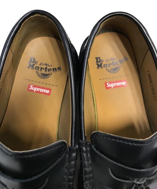 Dr.Martens（ドクターマーチン）Dr.Martens (ドクターマーチン) SUPREME (シュプリーム) タッセルローファー ブラック サイズ:UK9:USM10:EU43:USL11の古着・服飾アイテム