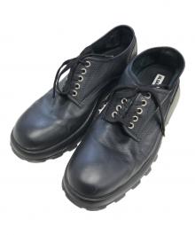 JIL SANDER（ジルサンダー）の古着「コントラストソールダービーシューズ」｜ブラック