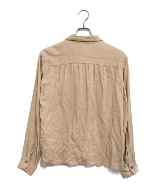ARROW（アロー）ARROW (アロー) レーヨンギャバシャツ ベージュ サイズ:記載なしの古着・服飾アイテム