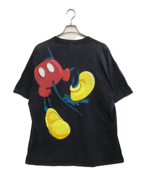 キャラクターTシャツ（キャラクターTシャツ）キャラクターTシャツ (キャラクターTシャツ) 90s Disney(ディズニー) 両面キャラクターTシャツ ネイビー サイズ:Freeの古着・服飾アイテム