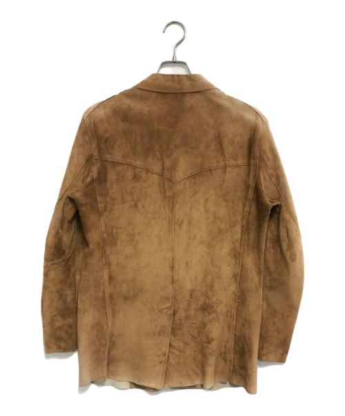 JIL SANDER（ジルサンダー）JIL SANDER (ジルサンダー) スエードーラードジャケット ブラウン サイズ:46の古着・服飾アイテム