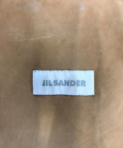 JIL SANDER（ジルサンダー）JIL SANDER (ジルサンダー) スエードーラードジャケット ブラウン サイズ:46の古着・服飾アイテム