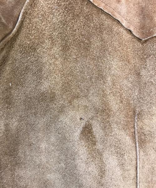 JIL SANDER（ジルサンダー）JIL SANDER (ジルサンダー) スエードーラードジャケット ブラウン サイズ:46の古着・服飾アイテム