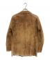 JIL SANDER (ジルサンダー) スエードーラードジャケット ブラウン サイズ:46：25000円