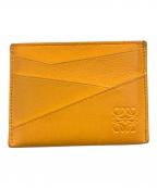 LOEWEロエベ）の古着「パズル プレーン カードホルダー」｜オレンジ