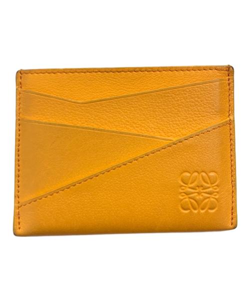 LOEWE（ロエベ）LOEWE (ロエベ) パズル プレーン カードホルダー オレンジの古着・服飾アイテム