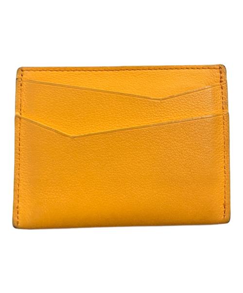 LOEWE（ロエベ）LOEWE (ロエベ) パズル プレーン カードホルダー オレンジの古着・服飾アイテム