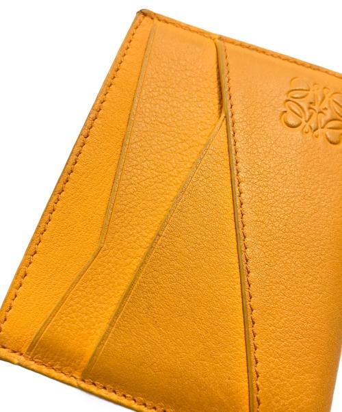 LOEWE（ロエベ）LOEWE (ロエベ) パズル プレーン カードホルダー オレンジの古着・服飾アイテム