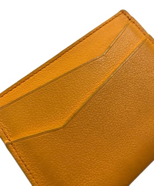 LOEWE（ロエベ）LOEWE (ロエベ) パズル プレーン カードホルダー オレンジの古着・服飾アイテム