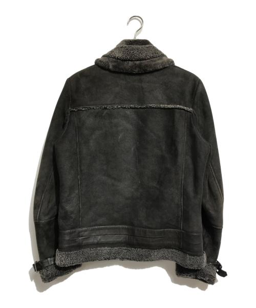HUGO HUGO BOSS（ヒューゴ ヒューゴボス）HUGO HUGO BOSS (ヒューゴ ヒューゴボス) ムートンジャケット ブラウン サイズ:Lの古着・服飾アイテム
