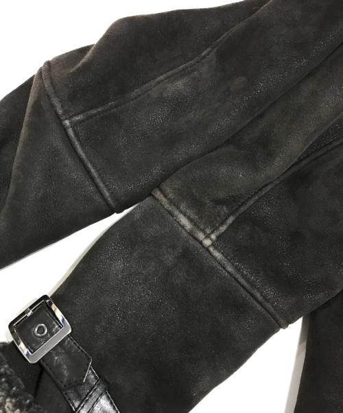 HUGO HUGO BOSS（ヒューゴ ヒューゴボス）HUGO HUGO BOSS (ヒューゴ ヒューゴボス) ムートンジャケット ブラウン サイズ:Lの古着・服飾アイテム
