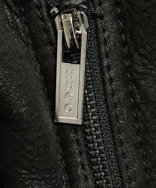HUGO HUGO BOSS（ヒューゴ ヒューゴボス）HUGO HUGO BOSS (ヒューゴ ヒューゴボス) ムートンジャケット ブラウン サイズ:Lの古着・服飾アイテム