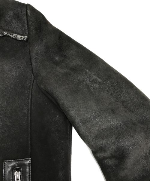 HUGO HUGO BOSS（ヒューゴ ヒューゴボス）HUGO HUGO BOSS (ヒューゴ ヒューゴボス) ムートンジャケット ブラウン サイズ:Lの古着・服飾アイテム