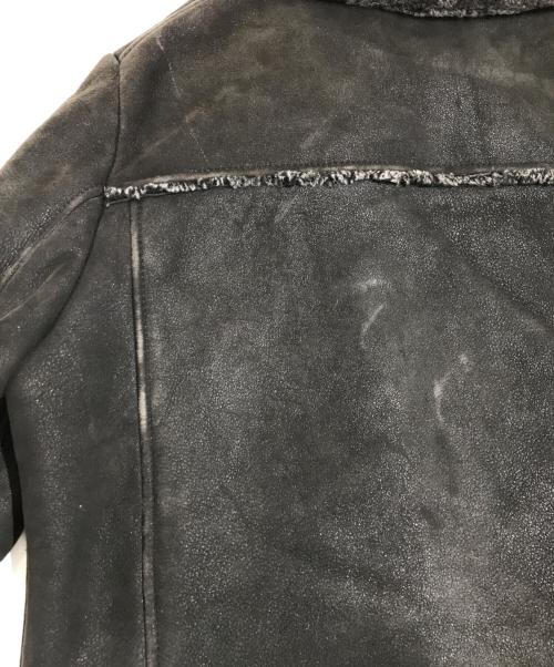 HUGO HUGO BOSS（ヒューゴ ヒューゴボス）HUGO HUGO BOSS (ヒューゴ ヒューゴボス) ムートンジャケット ブラウン サイズ:Lの古着・服飾アイテム