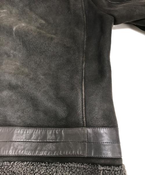 HUGO HUGO BOSS（ヒューゴ ヒューゴボス）HUGO HUGO BOSS (ヒューゴ ヒューゴボス) ムートンジャケット ブラウン サイズ:Lの古着・服飾アイテム